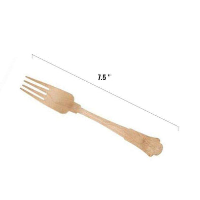 Silhouette Palm Leaf Eco Friendly Disposable Dinner Forks