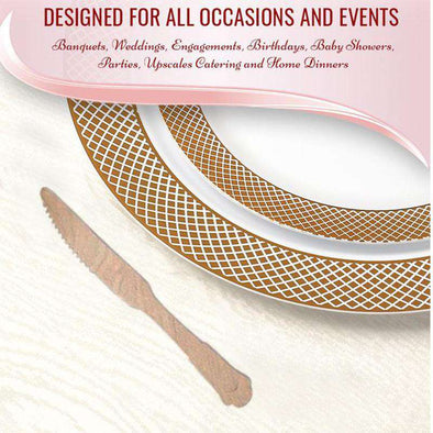 Silhouette Palm Leaf Eco Friendly Disposable Dinner Knives