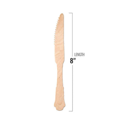 Silhouette Palm Leaf Eco Friendly Disposable Dinner Knives