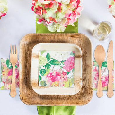 Silhouette Palm Leaf Eco Friendly Disposable Dinner Knives