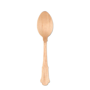 Silhouette Palm Leaf Eco Friendly Disposable Dinner Spoons