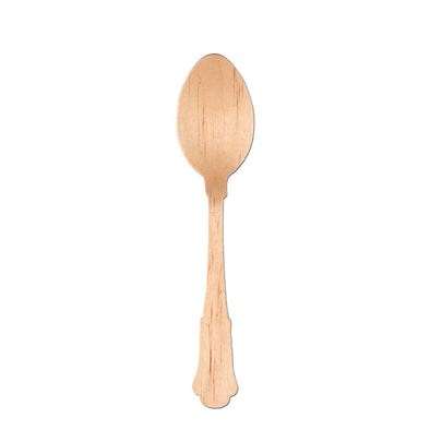 Silhouette Palm Leaf Eco Friendly Disposable Dinner Spoons